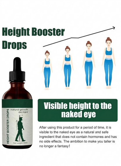 قطرات تعزيز الطول الطبيعية لدعم نمو العظام بطريقة طبيعية Height Booster Drops