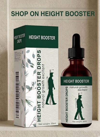قطرات تعزيز الطول الطبيعية لدعم نمو العظام بطريقة طبيعية Height Booster Drops