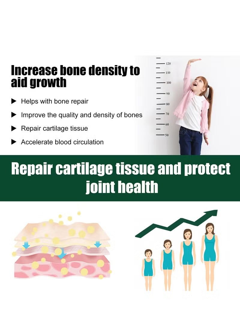 قطرات تعزيز الطول الطبيعية لدعم نمو العظام بطريقة طبيعية Height Booster Drops
